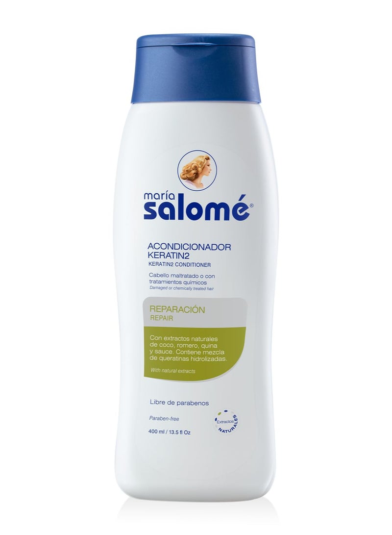Maria Salome O-CONNMaria Salome Acondicionador Keratin2 Conditioner 400ml 13.5 fl Oz - Image 1